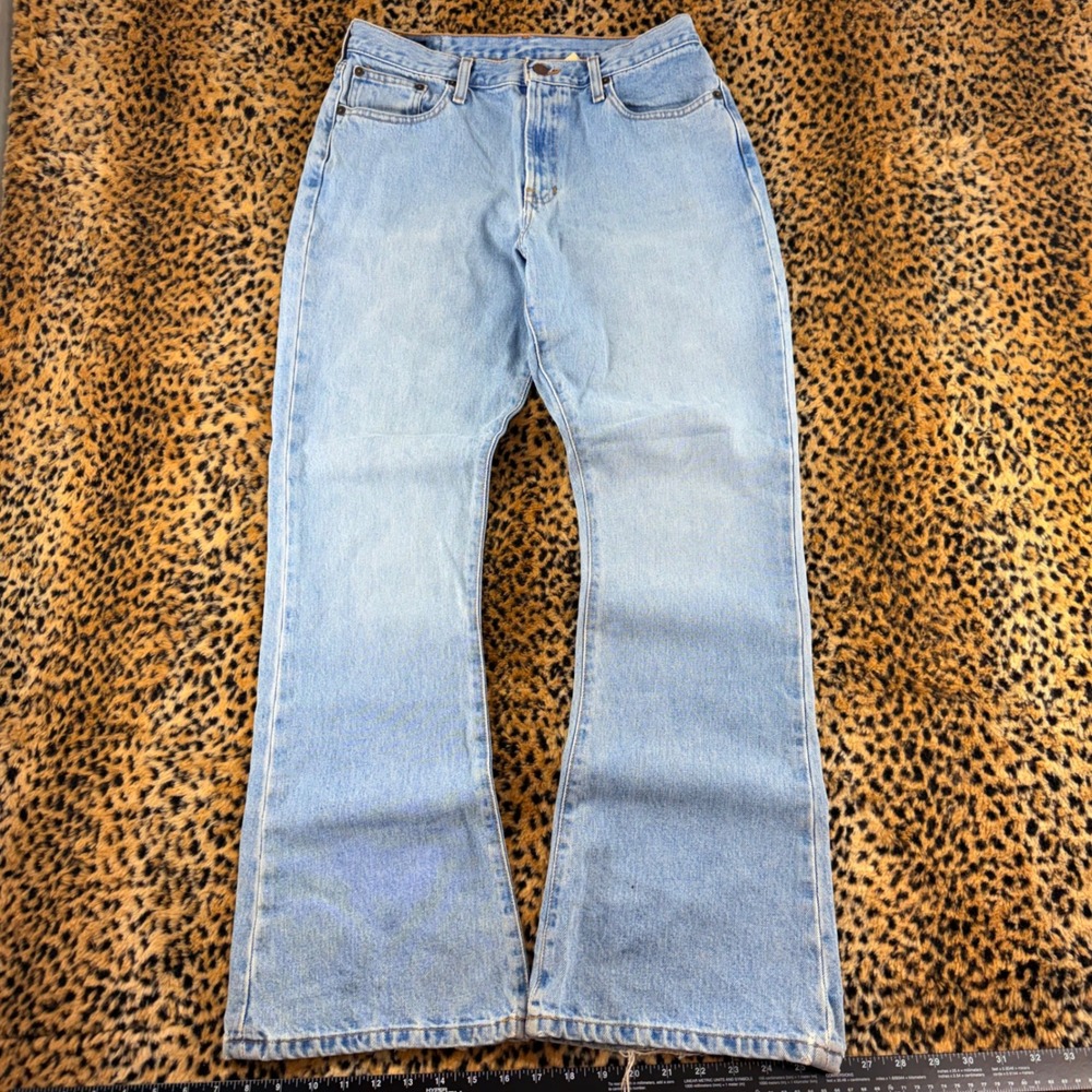 Abercrombie & Fitch Vintage 2000s Flare Leg Jeans Light Wash Blue 31x32 Mexico